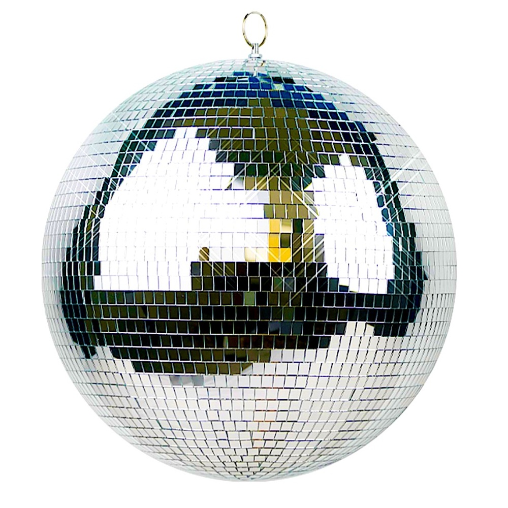 NWT‎ 12” Silver Mirror Disco Ball Party Dance Decoration